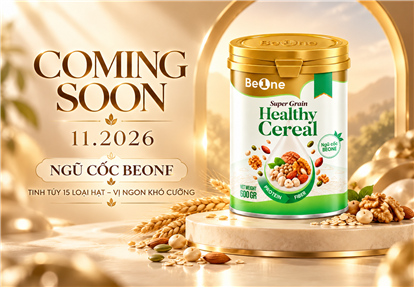 Ngũ cốc BeOne sắp ra mắt diện mạo mới – Hẹn gặp tháng 11/2026
